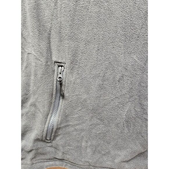 Ducks Unlimited Men’s Fleece Jacket XXL Gray Camo Shoulder Zip Outdoor Warm - Picture 8 of 12